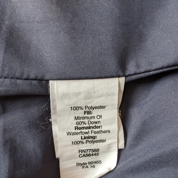 J Crew Quilted Down Puffer Vest In Navy Size XXS - Picture 9 of 11